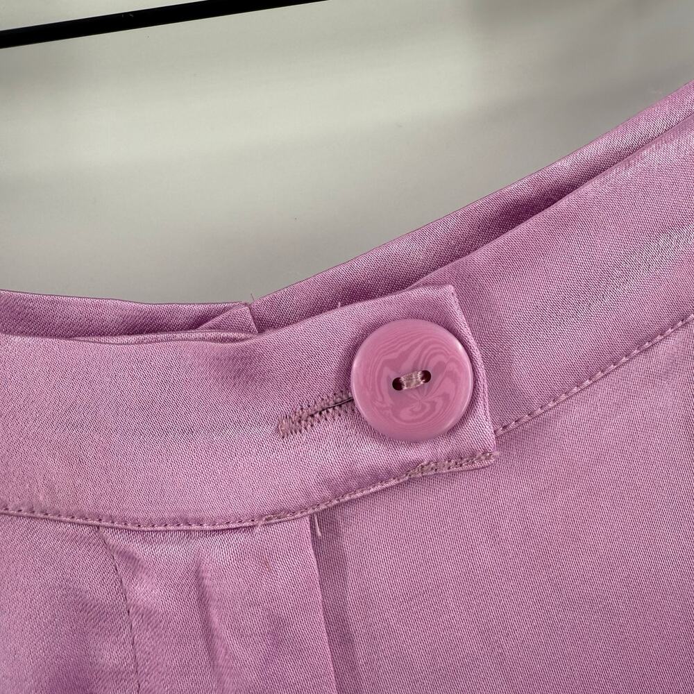 Corey Lynn Calter Pants Size Large Anthropologie Petra Trousers Wide Leg Lilac - Picture 10 of 16